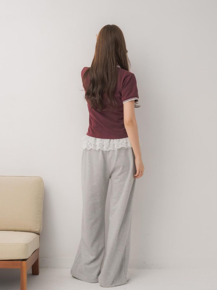 エムズエキサイト ems excite バイカラーポロTEE (BLU2) BLU2