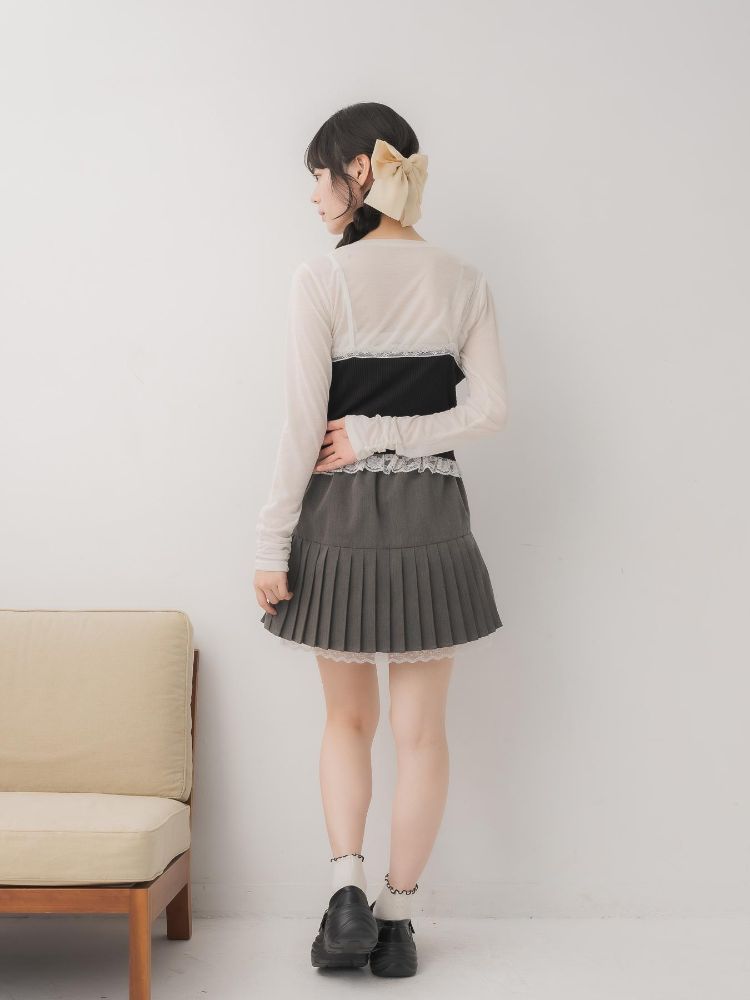 エムズエキサイト ems excite リボンビスチェ&インナーSET (BLK1) BLK1