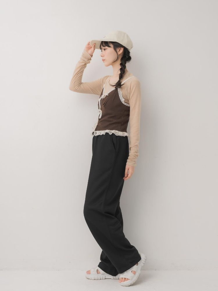 エムズエキサイト ems excite リボンビスチェ&インナーSET (BLK1) BLK1