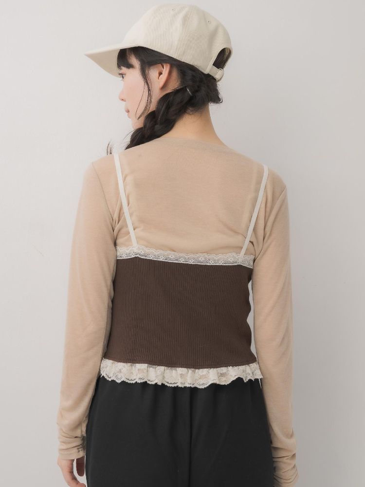 エムズエキサイト ems excite リボンビスチェ&インナーSET (BLK1) BLK1