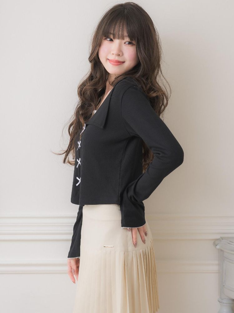 エムズエキサイト ems excite BIGカラーレイヤード風CT (GRY1) GRY1