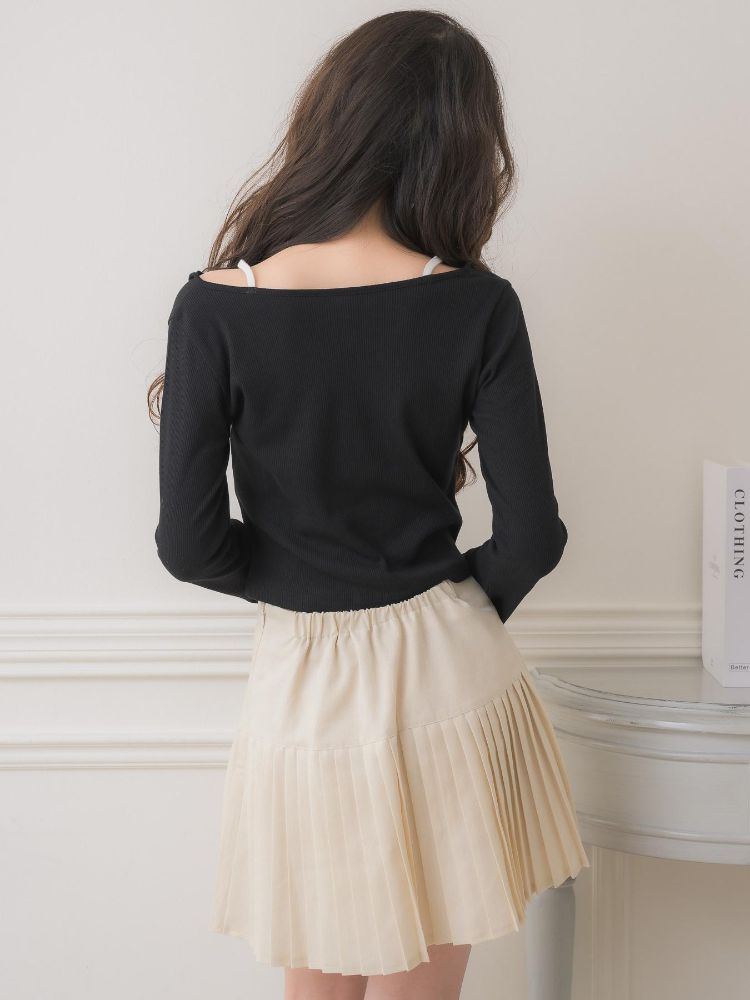 エムズエキサイト ems excite BIGカラーレイヤード風CT (GRY1) GRY1