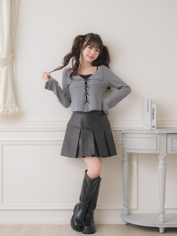 エムズエキサイト ems excite BIGカラーレイヤード風CT (GRY1) GRY1