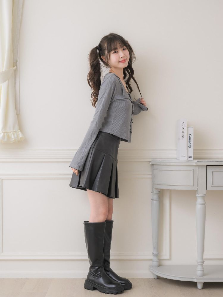 エムズエキサイト ems excite BIGカラーレイヤード風CT (GRY1) GRY1