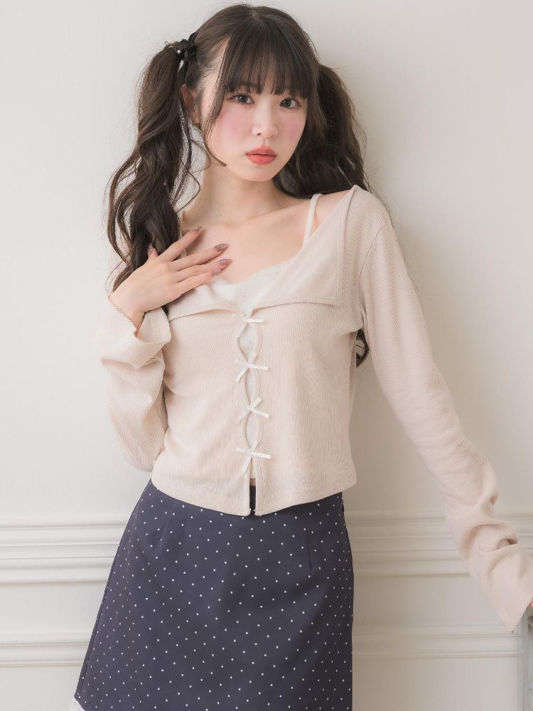 エムズエキサイト ems excite BIGカラーレイヤード風CT (GRY1) GRY1