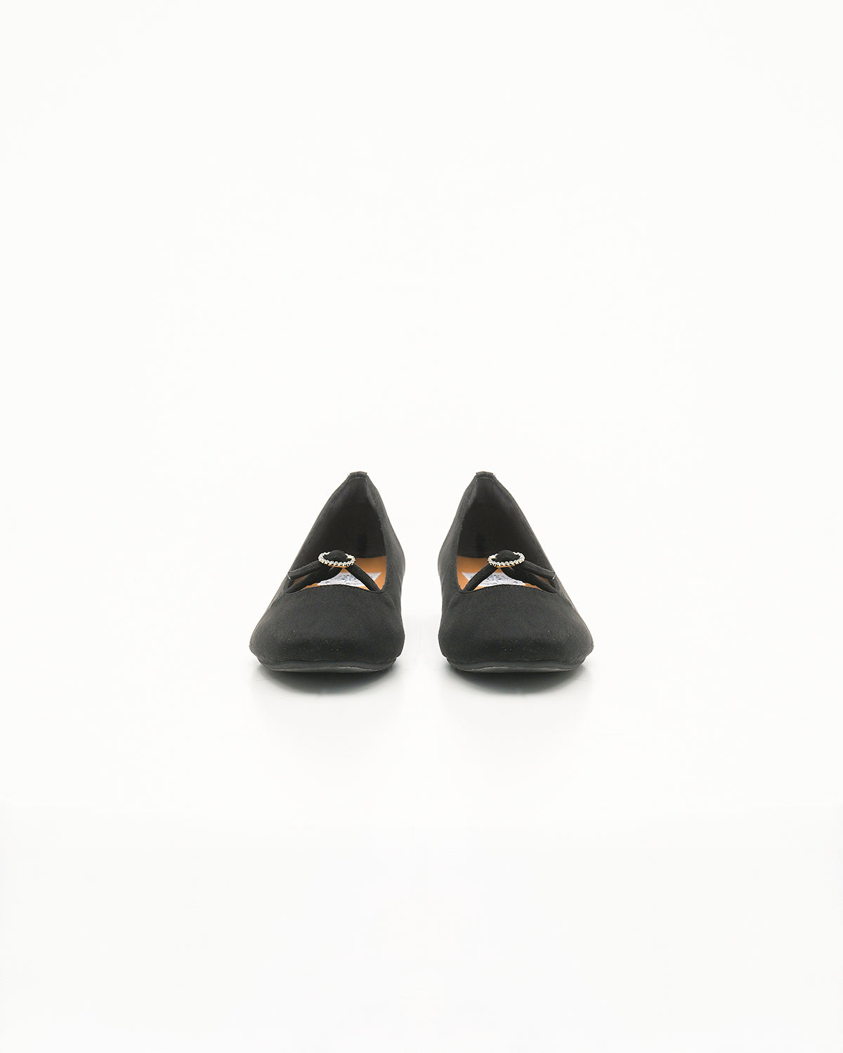 エマ フランシス Emma Francis スエード 尾錠ストラップ 2cm パンプス (ブラック スエード) ブラック スエード