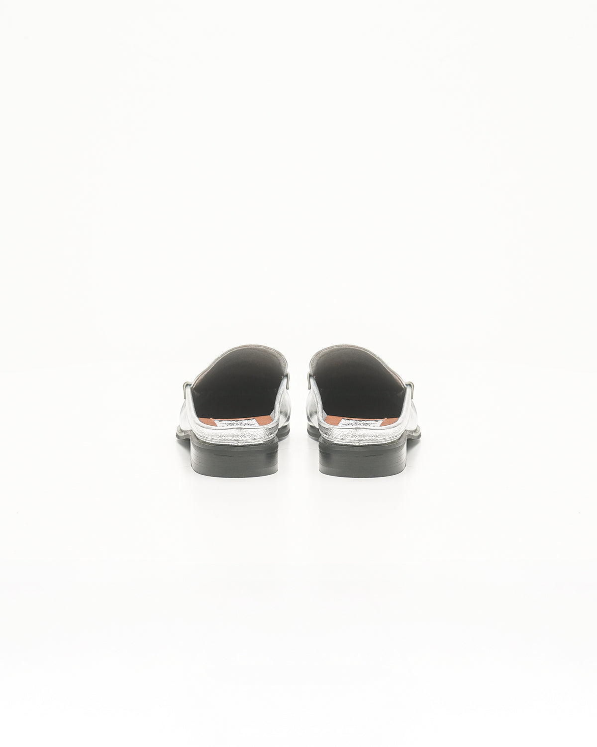 エマ フランシス Emma Francis メタリック ローファーミュール (シルバー マイラー) シルバー マイラー