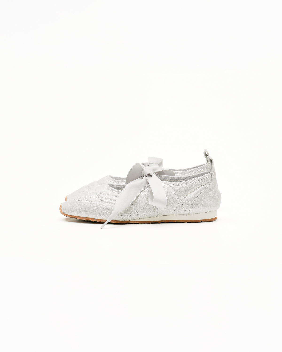 エマ フランシス Emma Francis レースアップ バレエ スニーカー (シルバー マイラー) シルバー マイラー