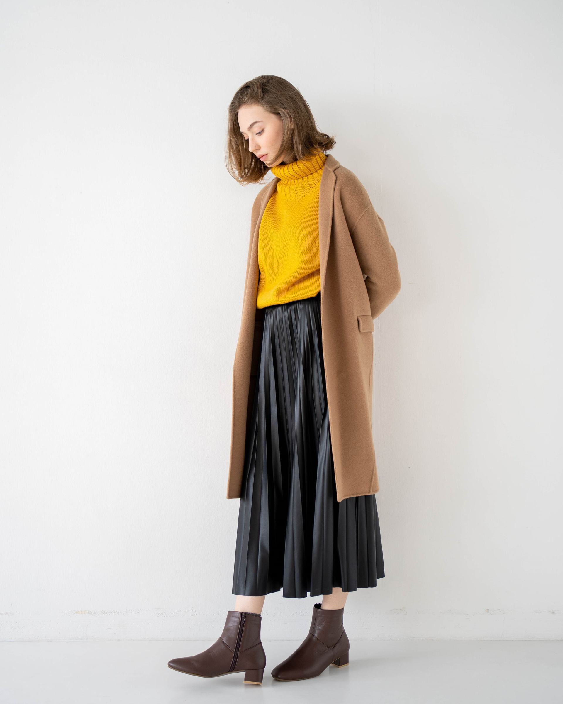 【撥水レザー】エマ フランシス Emma Francis プレーンブーツ