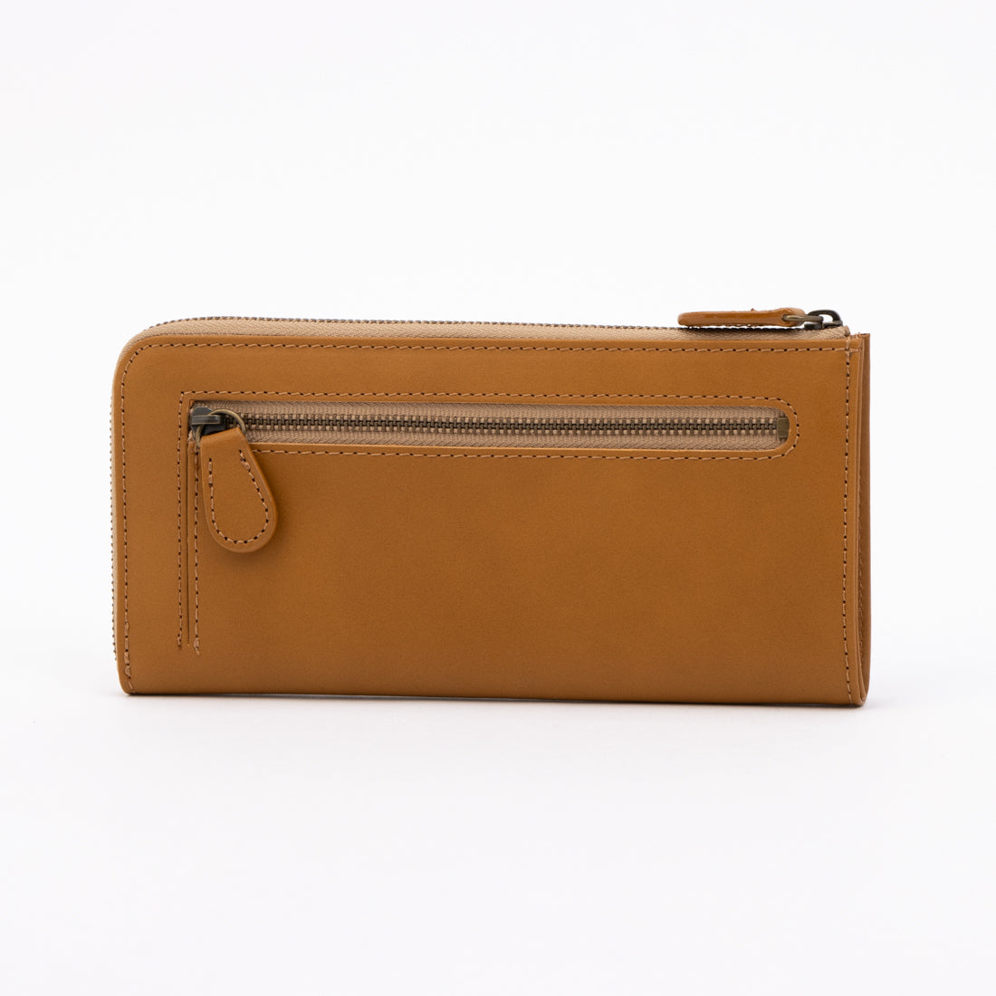 イーモノ e-mono 姫路レザー L字ファスナー 長財布 スキミング防止(キャメル) キャメル