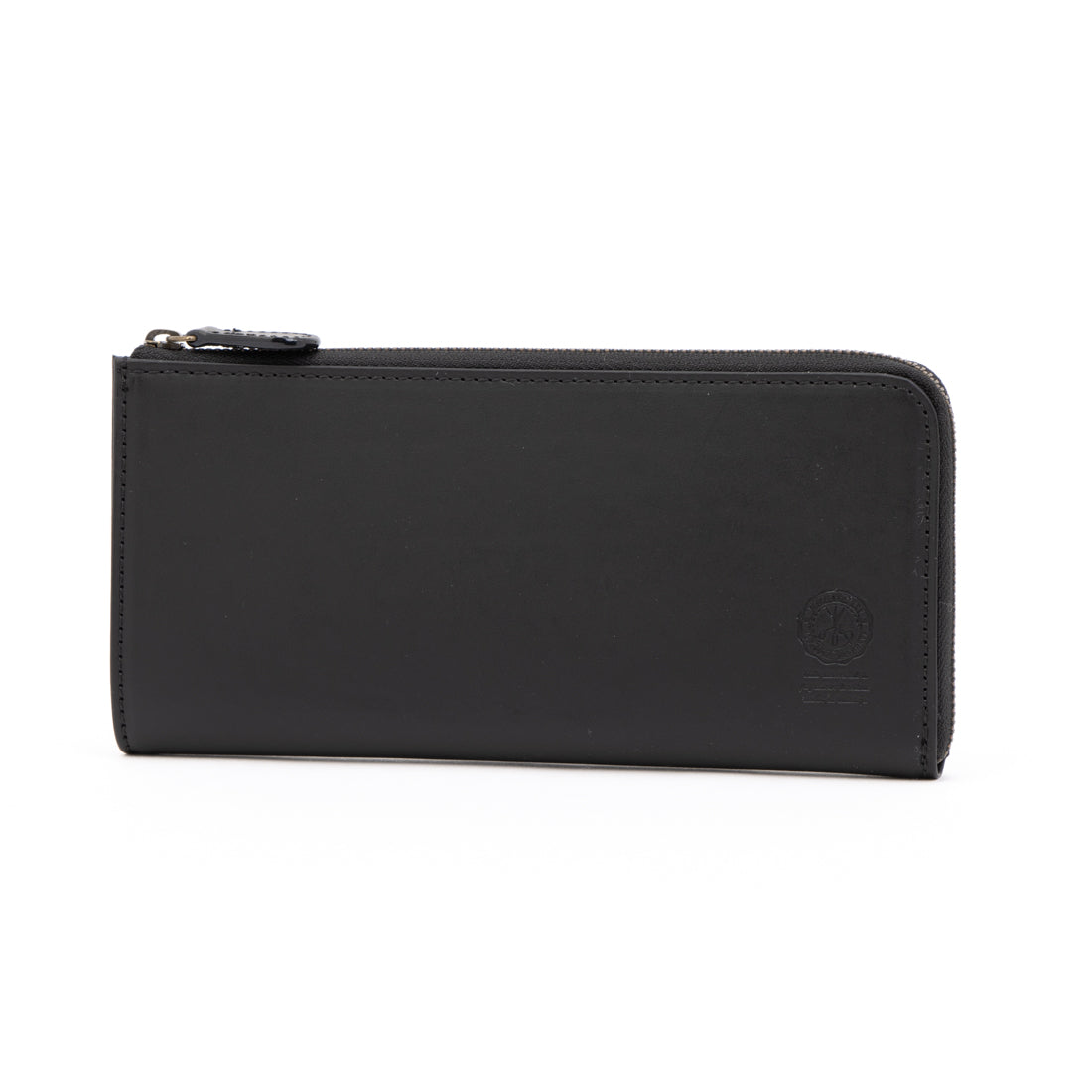 イーモノ e-mono 姫路レザー L字ファスナー 長財布 スキミング防止(ブラック) ブラック