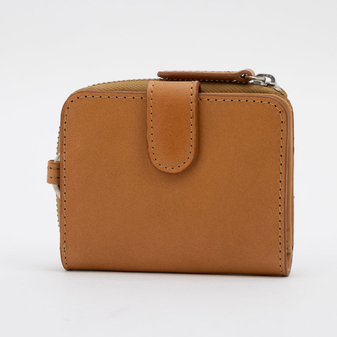 イーモノ e-mono キーケース メンズ 小銭入れ付き 本革 牛革 6連 イタリアンレザー ブッテーロ ミニ財布 エイジング 経年変化 (キャメル) キャメル