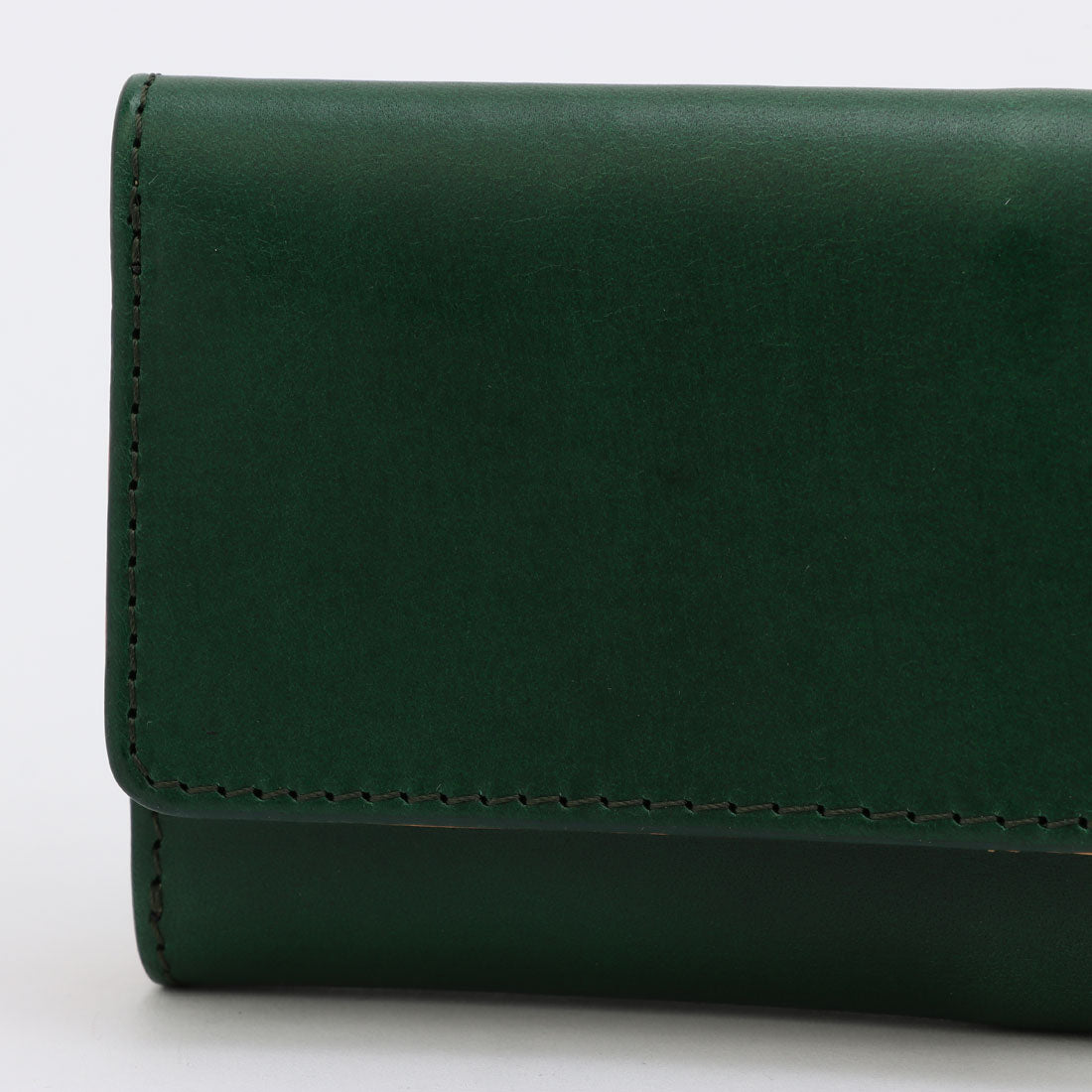 イーモノ e-mono 財布 メンズ 3つ折り 本革 牛革 コンパクト イタリアンレザー ブッテーロ ミニ財布 エイジング 経年変化 (グリーン) グリーン