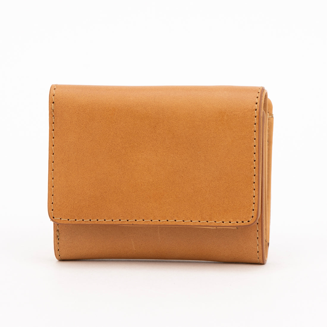 イーモノ e-mono 財布 メンズ 3つ折り 本革 牛革 コンパクト イタリアンレザー ブッテーロ ミニ財布 エイジング 経年変化 (キャメル) キャメル