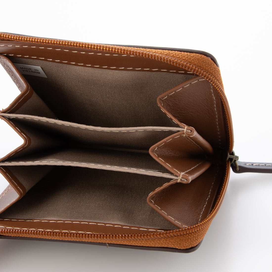 イーモノ e-mono 本革 L字ファスナー ミニ財布(ブラック) ブラック