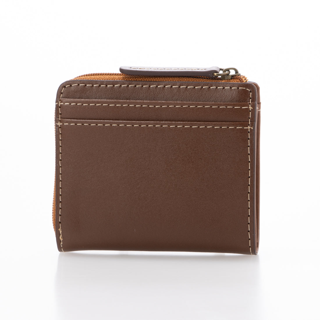 イーモノ e-mono 本革 L字ファスナー ミニ財布(チョコ) チョコ