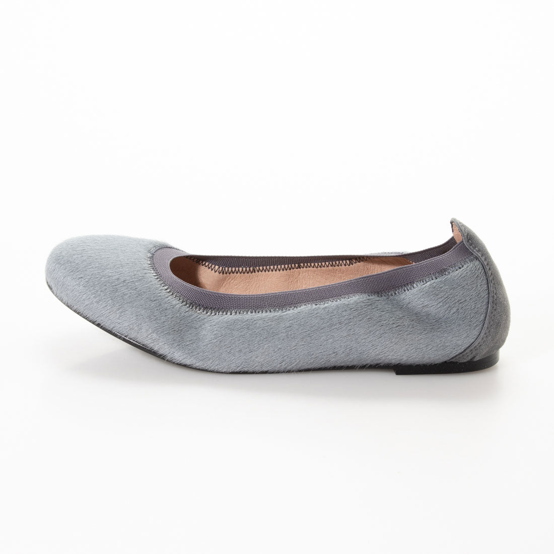 エスメラルダ インポート Esmeralda import 【BISUE/ビスエ】ラウンドカットバレエシューズ (グレー) グレー