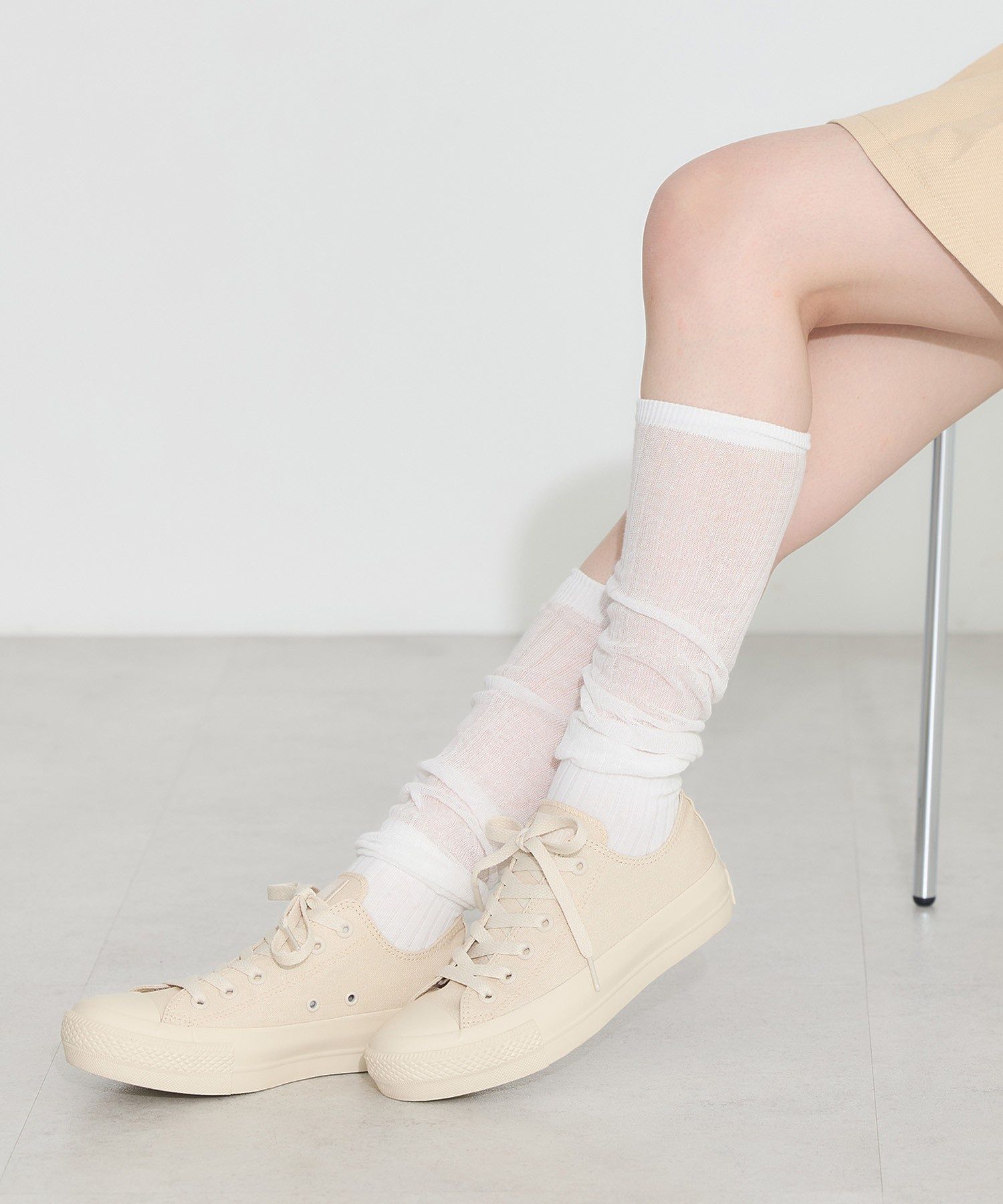 アースミュージックアンドエコロジー earth music&ecology CONVERSE×earth ALL STAR PLTS (イエロー) イエロー