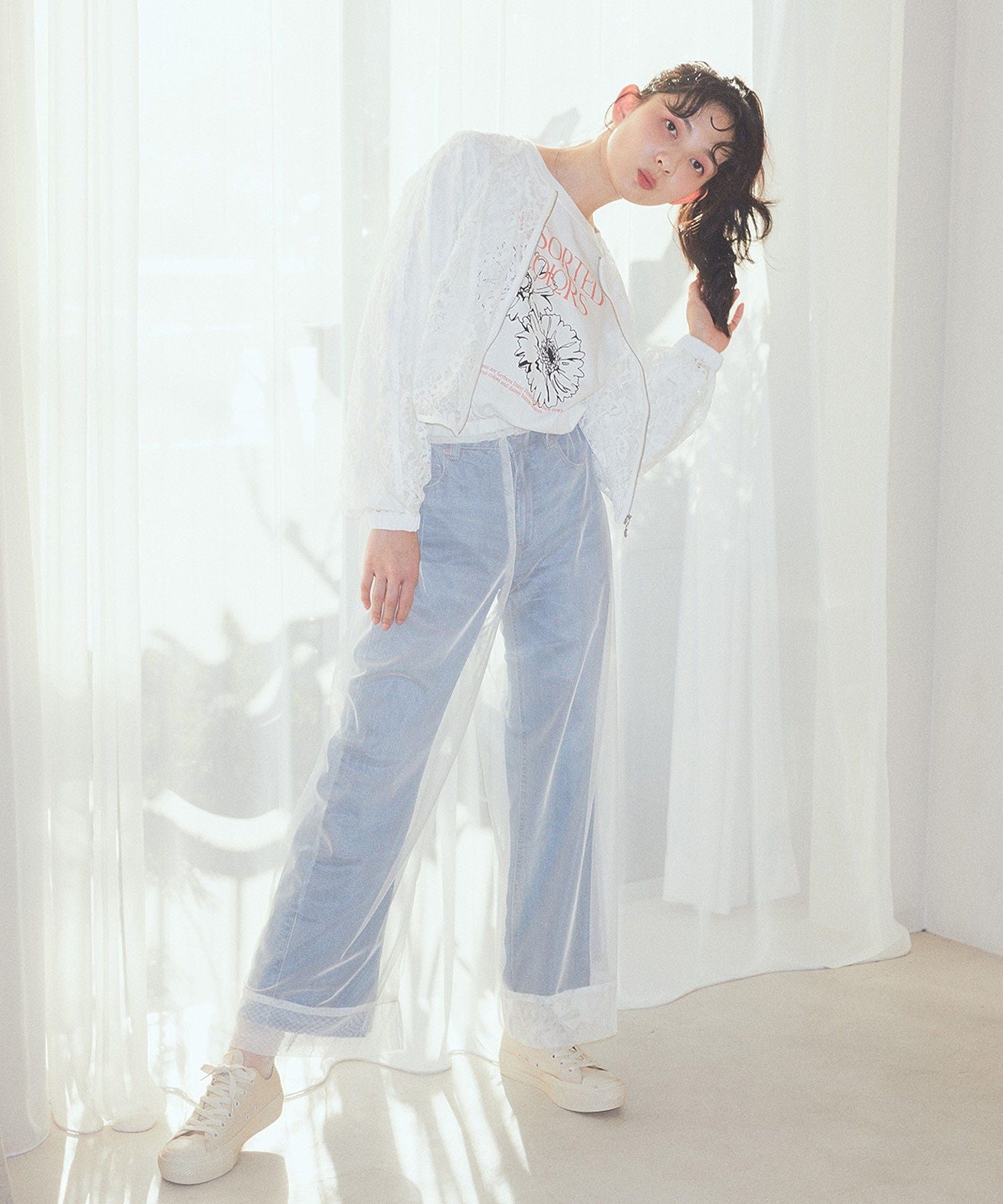 アースミュージックアンドエコロジー earth music&ecology CONVERSE×earth ALL STAR PLTS (イエロー) イエロー