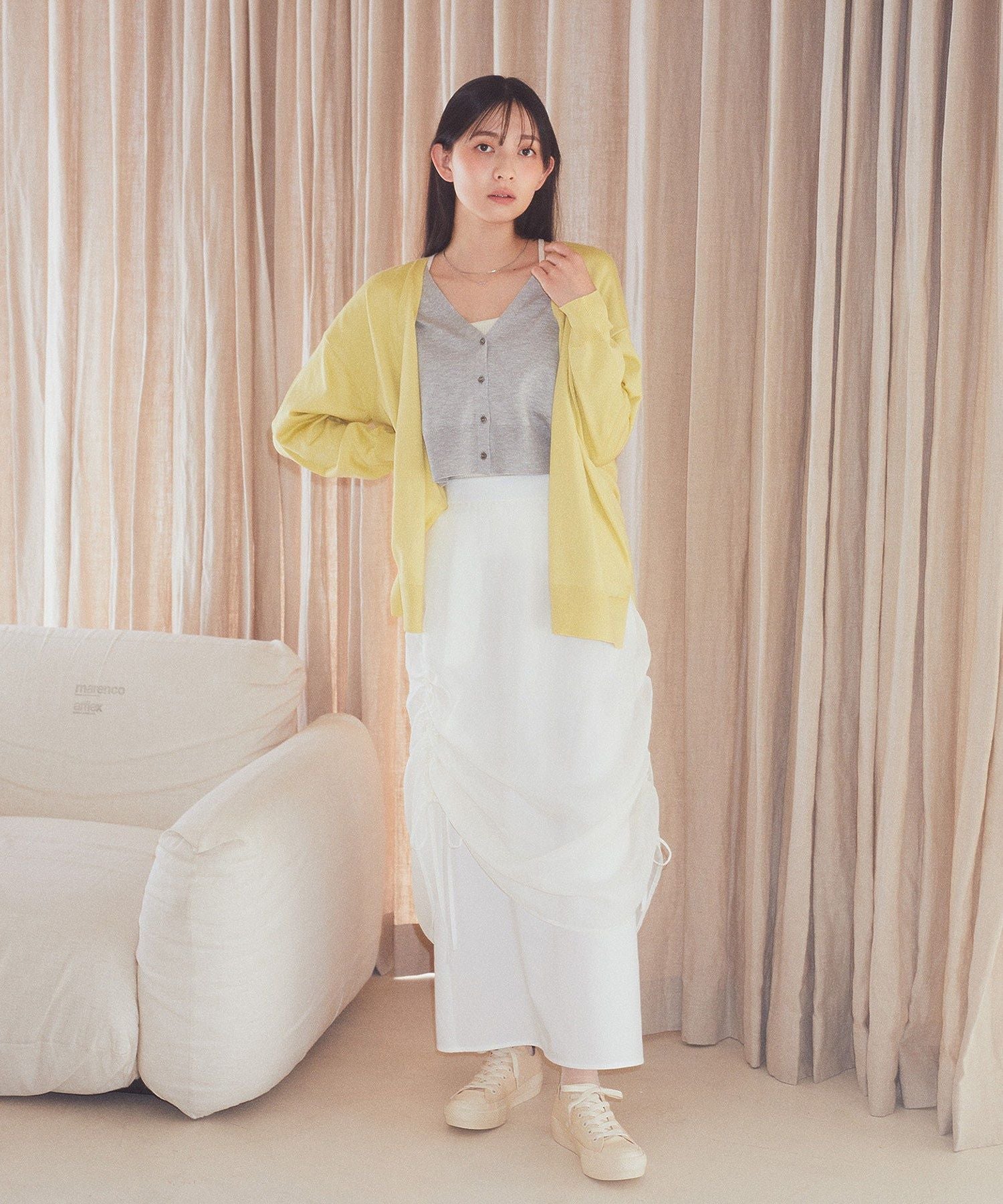 アースミュージックアンドエコロジー earth music&ecology CONVERSE×earth ALL STAR PLTS (イエロー) イエロー