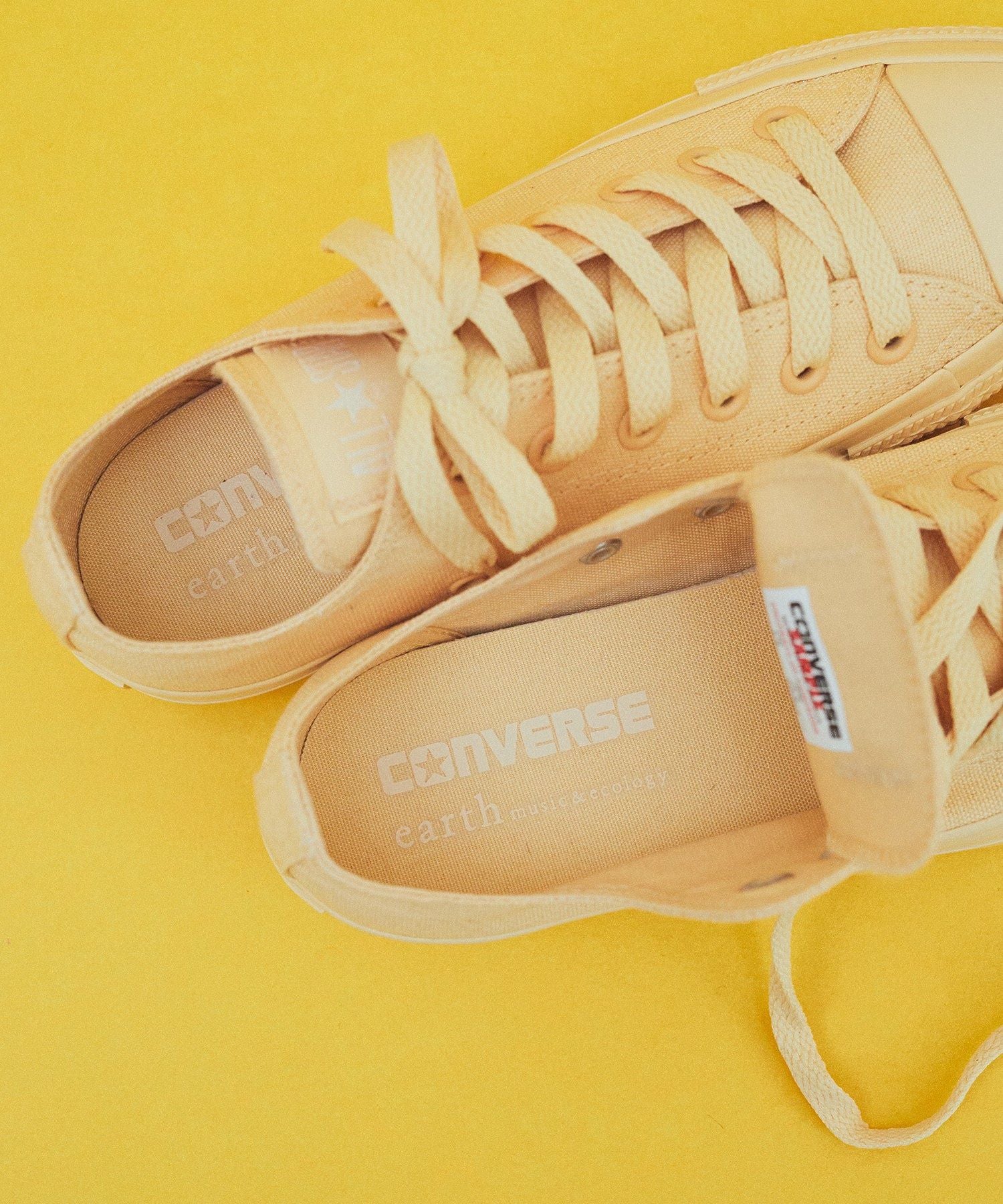 アースミュージックアンドエコロジー earth music&ecology CONVERSE×earth ALL STAR PLTS (イエロー) イエロー