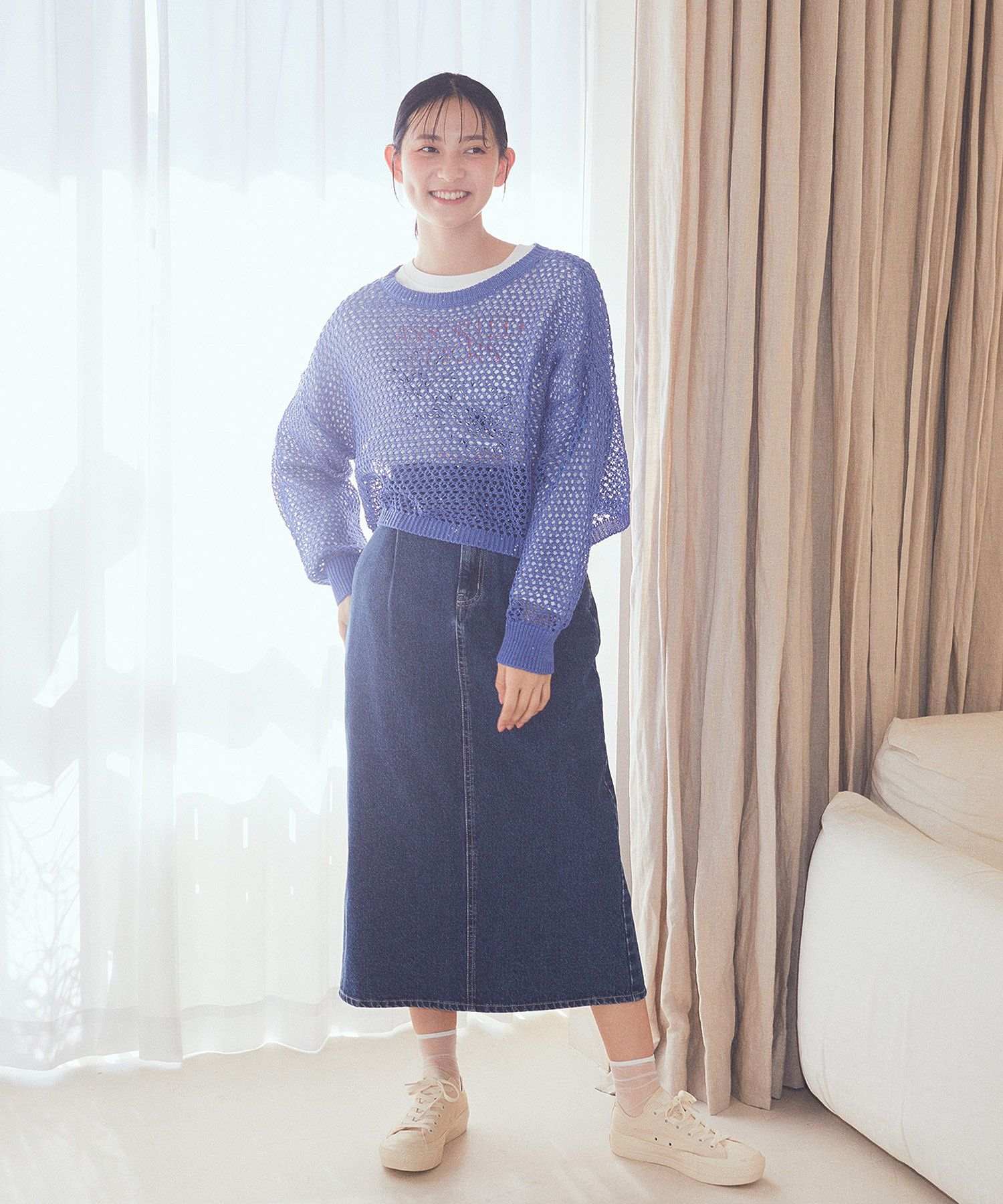 アースミュージックアンドエコロジー earth music&ecology CONVERSE×earth ALL STAR PLTS (ピンク) ピンク