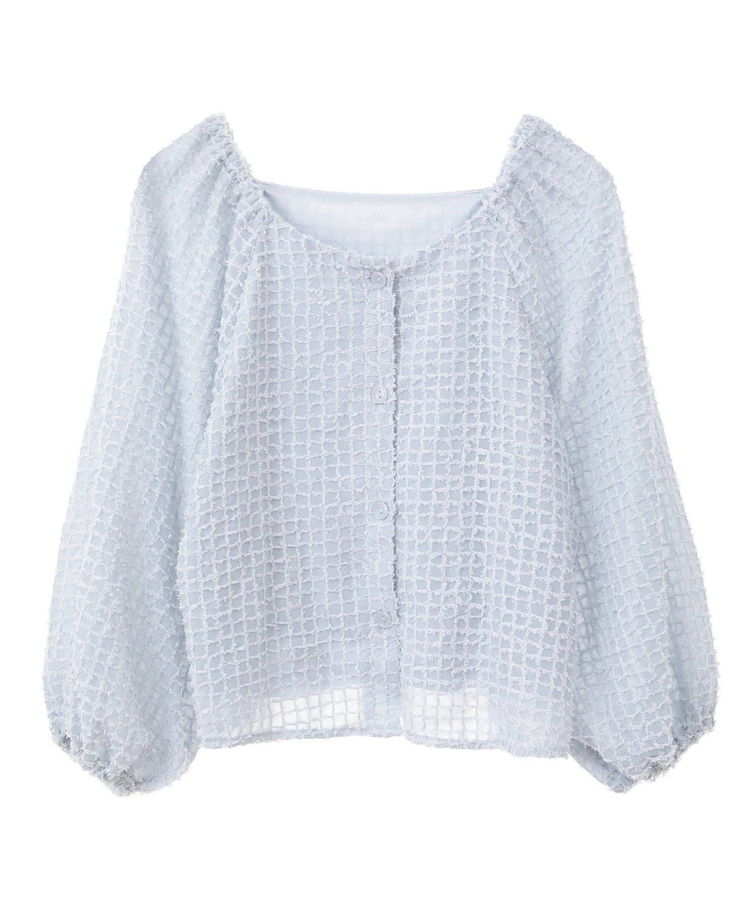 アースミュージックアンドエコロジー earth music&ecology 前後2wayミニフリンジブラウス (オフホワイト) オフホワイト