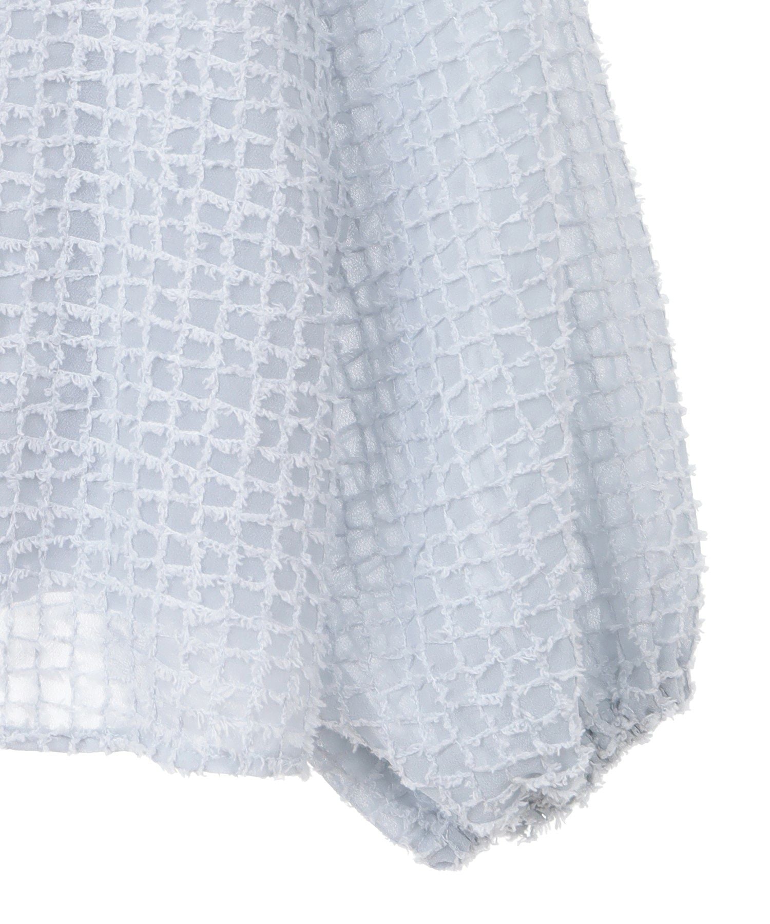 アースミュージックアンドエコロジー earth music&ecology 前後2wayミニフリンジブラウス (オフホワイト) オフホワイト