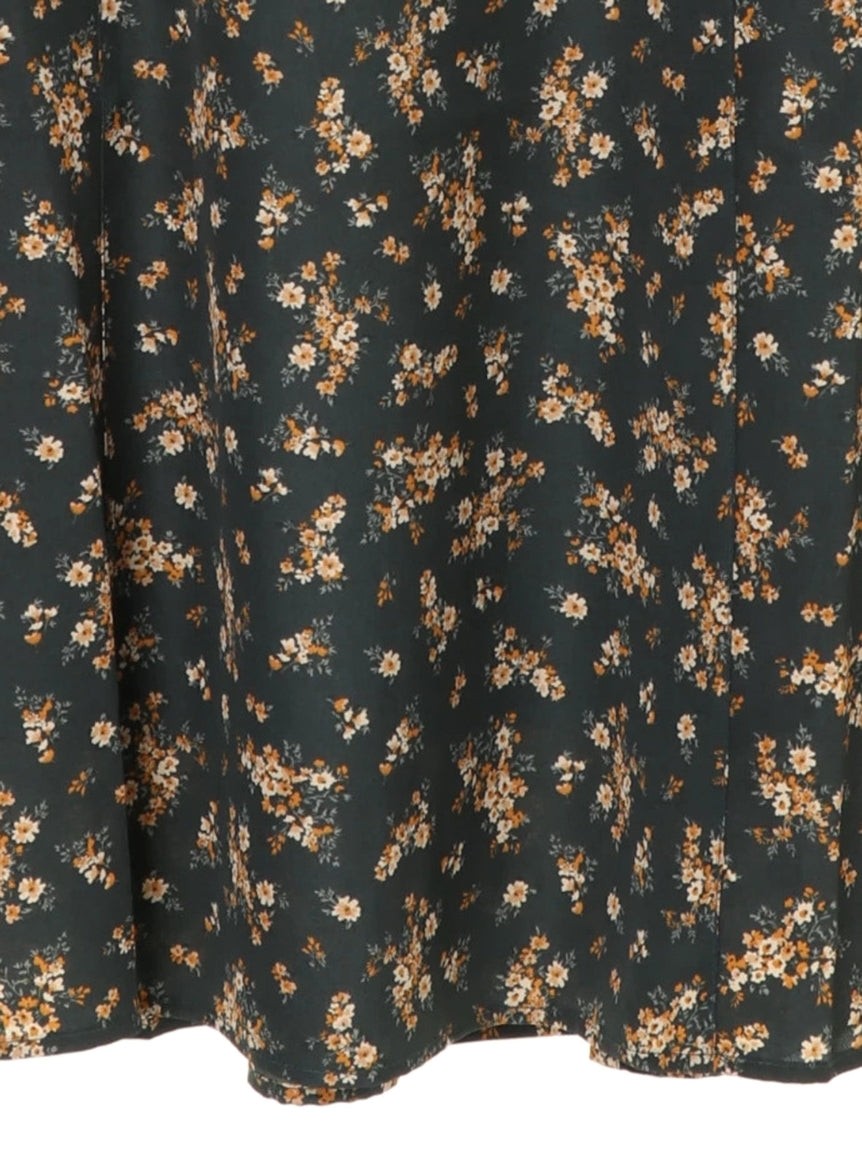 アースミュージックアンドエコロジー earth music&ecology サイドボタンスカート (ライトベージュ) ライトベージュ