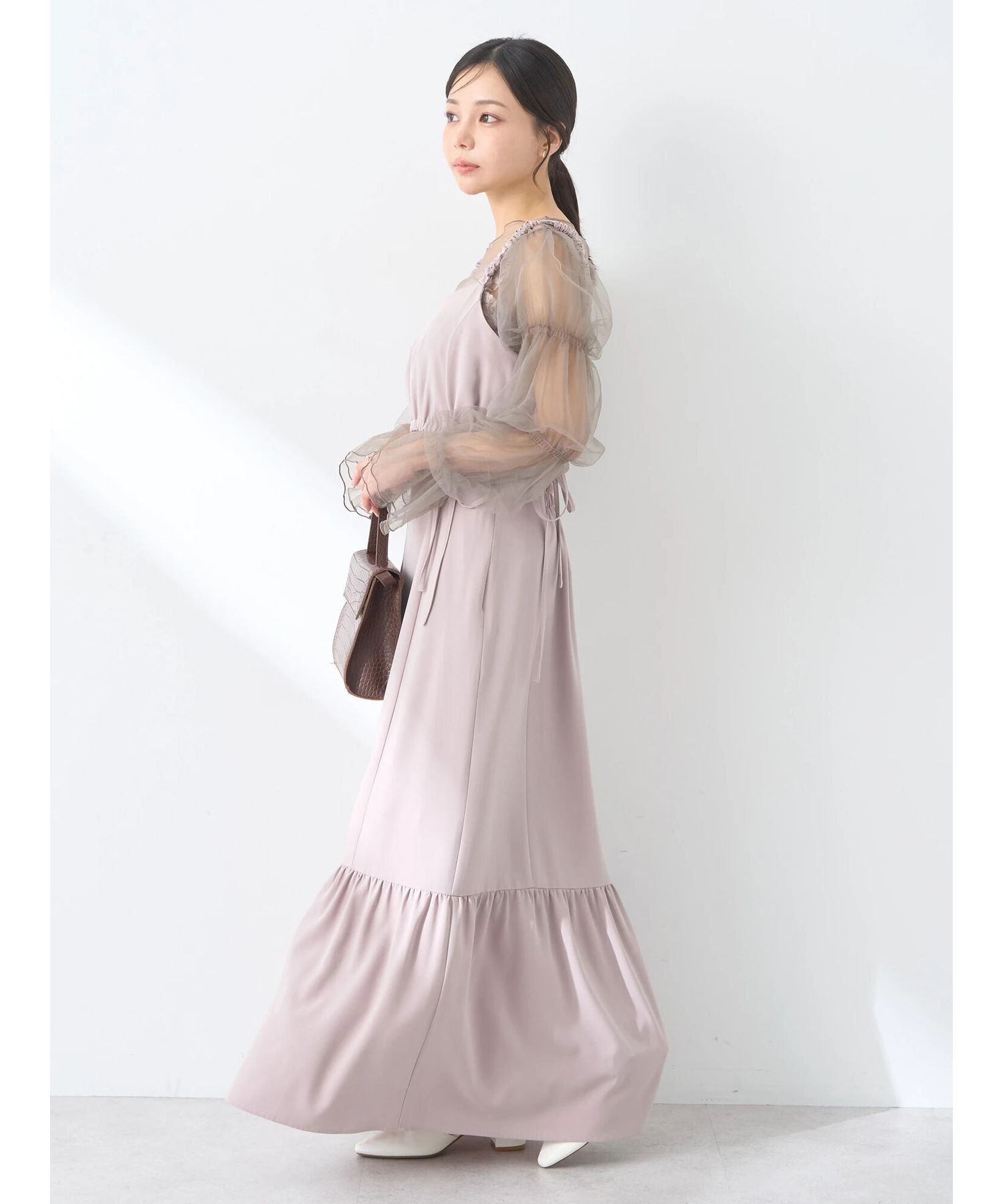 earth music&ecology earth music&ecology 多功能背心蝴蝶結吊帶連衣裙