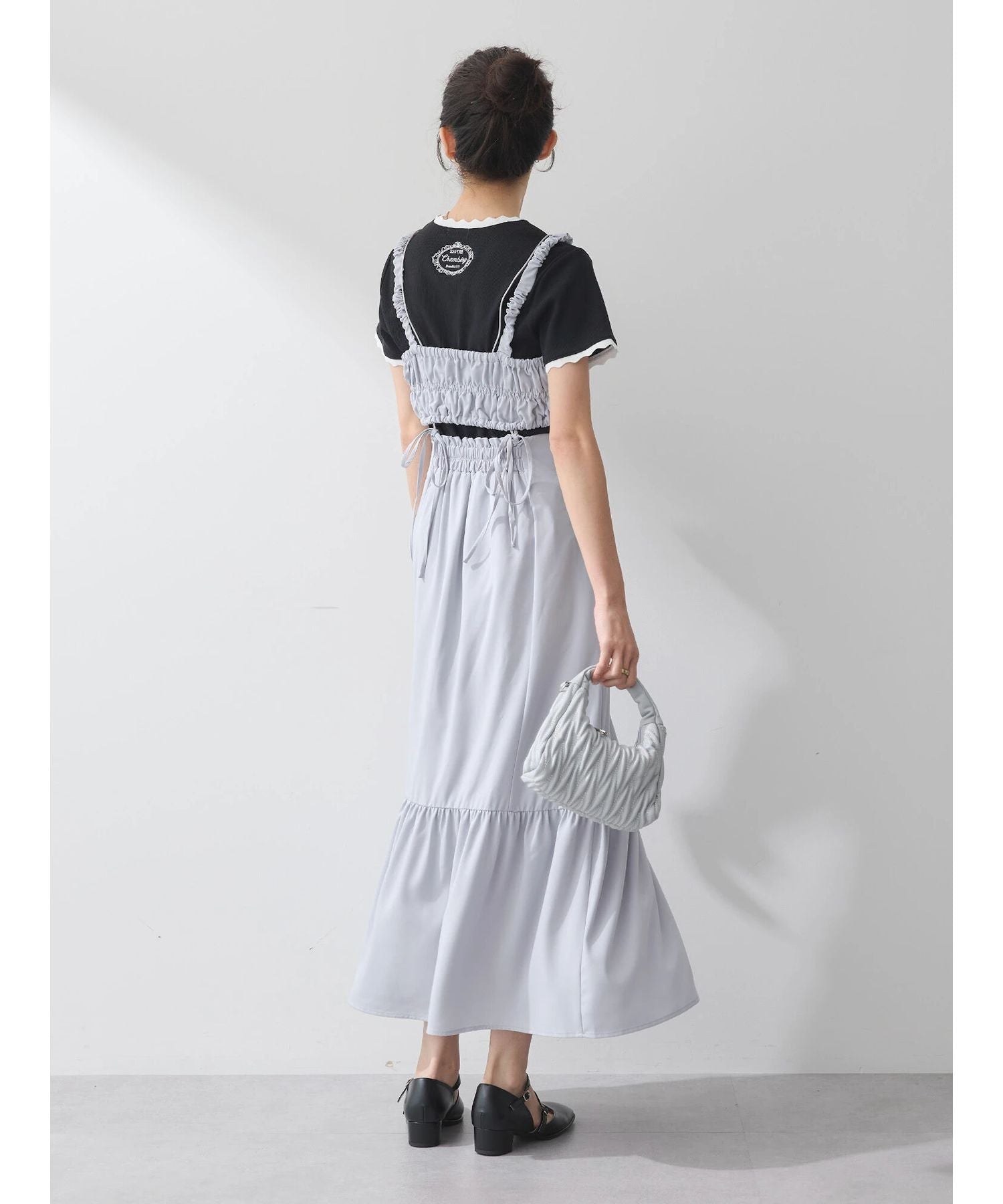 earth music&ecology earth music&ecology 多功能背心蝴蝶結吊帶連衣裙