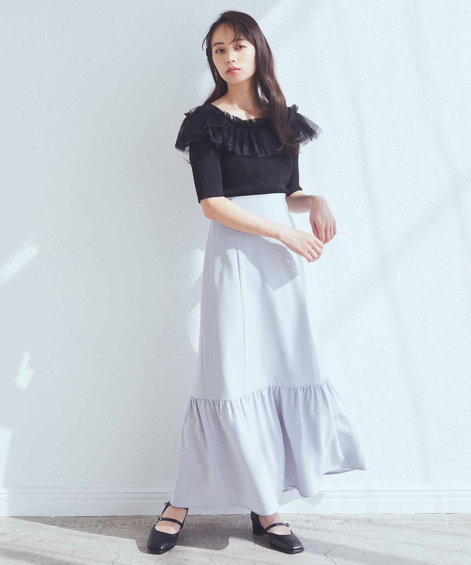 earth music&ecology earth music&ecology 多功能背心蝴蝶結吊帶連衣裙