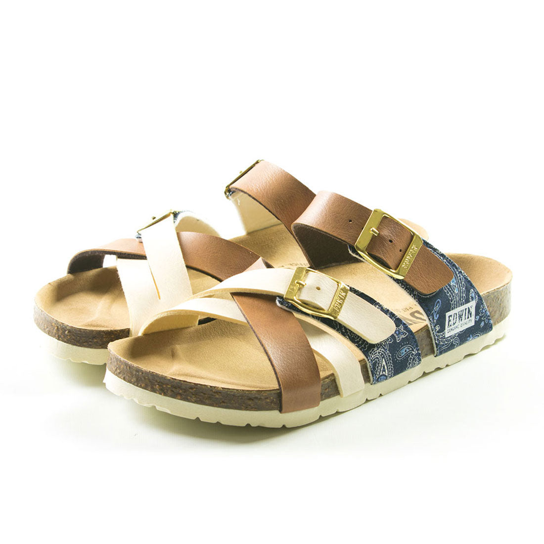 エドウィン EDWIN メンズ サンダル コンフォートサンダル フットベットサンダル 25 26 27 28 EW9166 敬老の日 プレゼント