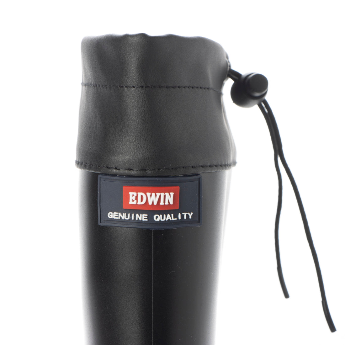 エドウィン EDWIN 折りたためるレインブーツ (ブラック) ブラック