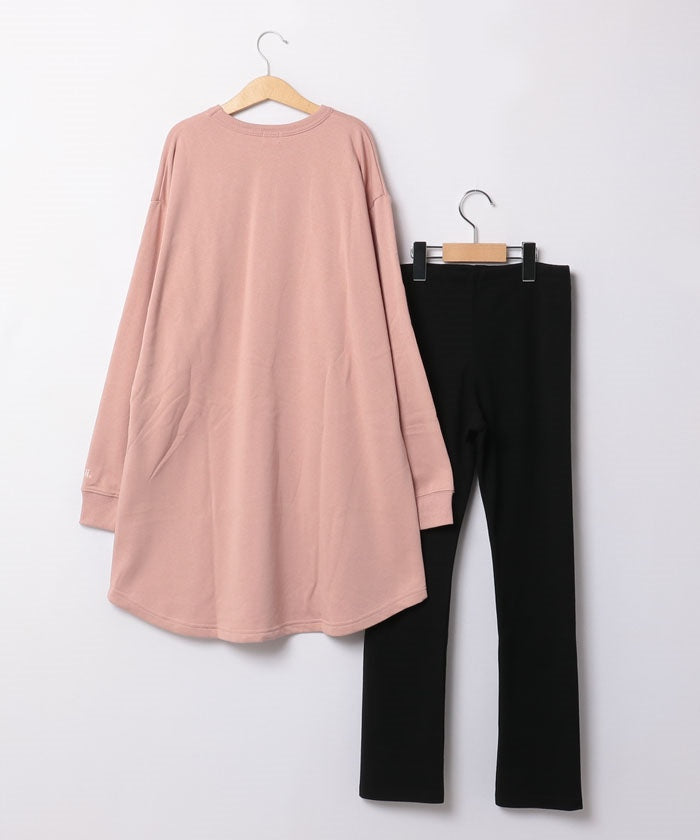 エドウィン EDWIN 22SS レギンスコンビワンピース788414B ピンク