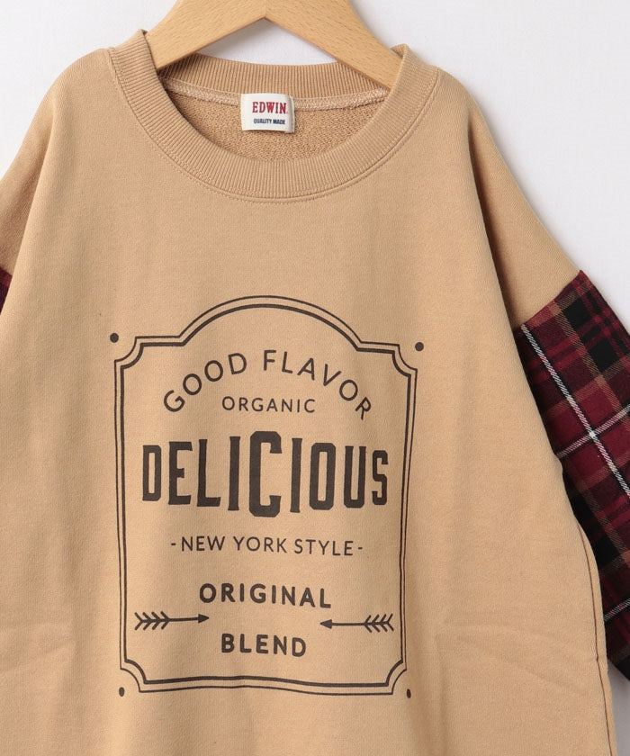 エドウィン EDWIN 22AW ソデキリカエワンピース 788425B ベージュ