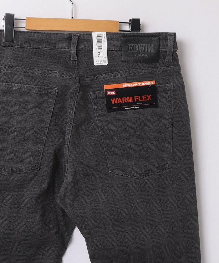 エドウィン EDWIN #EDWIN WARM FLEX チェック376