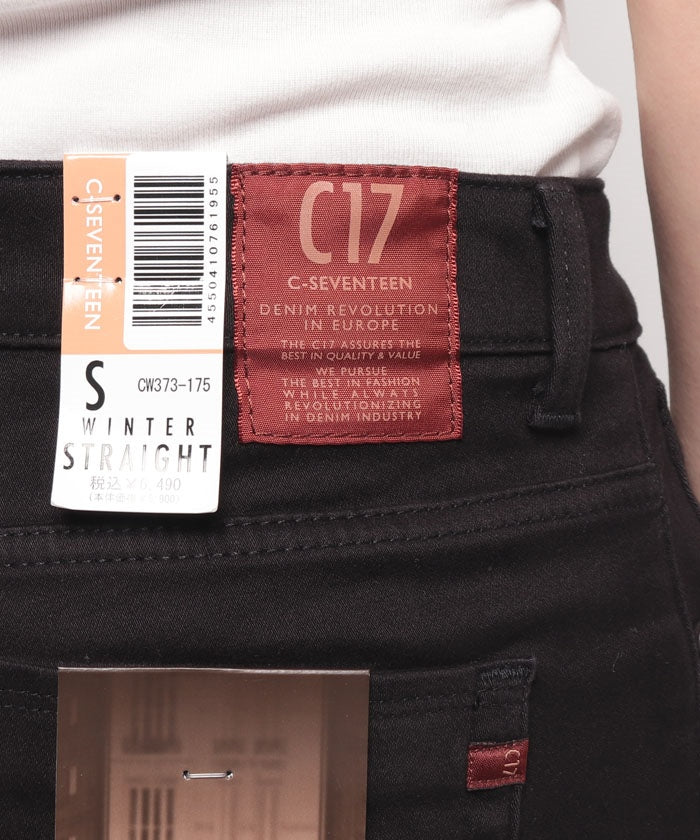 エドウィン EDWIN # C17 WINTER STRAIGHT BLACK