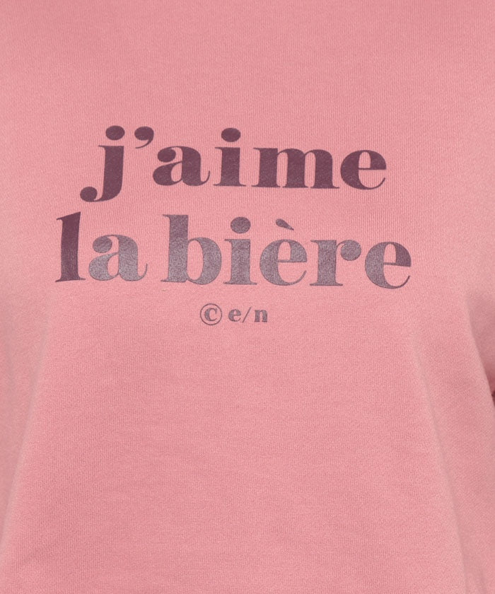 エドウィン EDWIN #SOMETHING SHORT SWEAT PINK