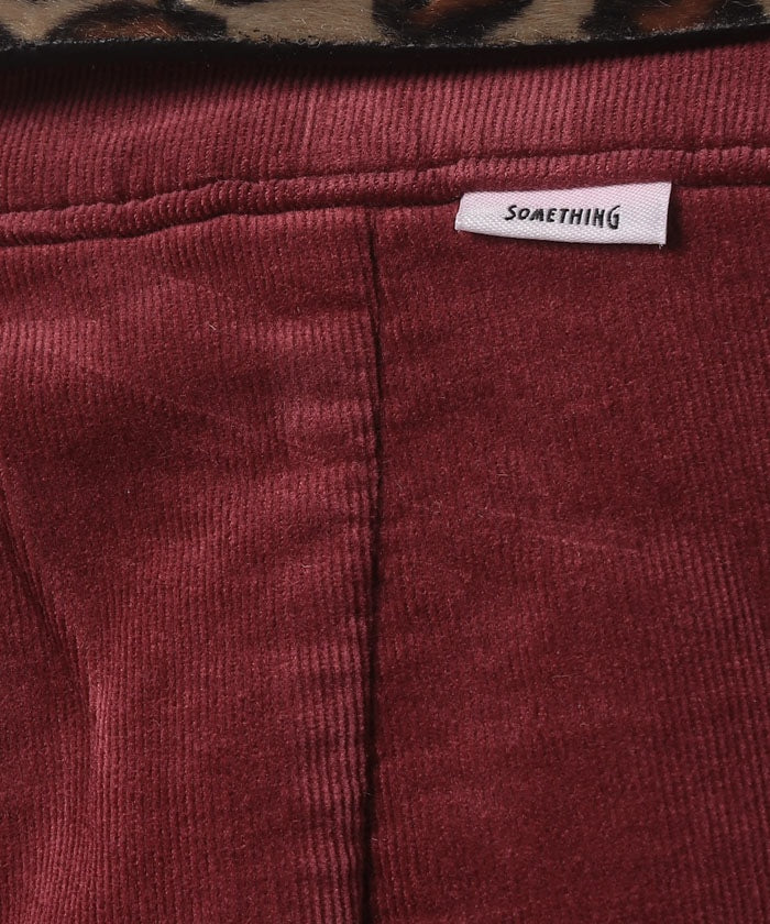 エドウィン EDWIN #SOMETHING TUCK WIDE CORDS RED