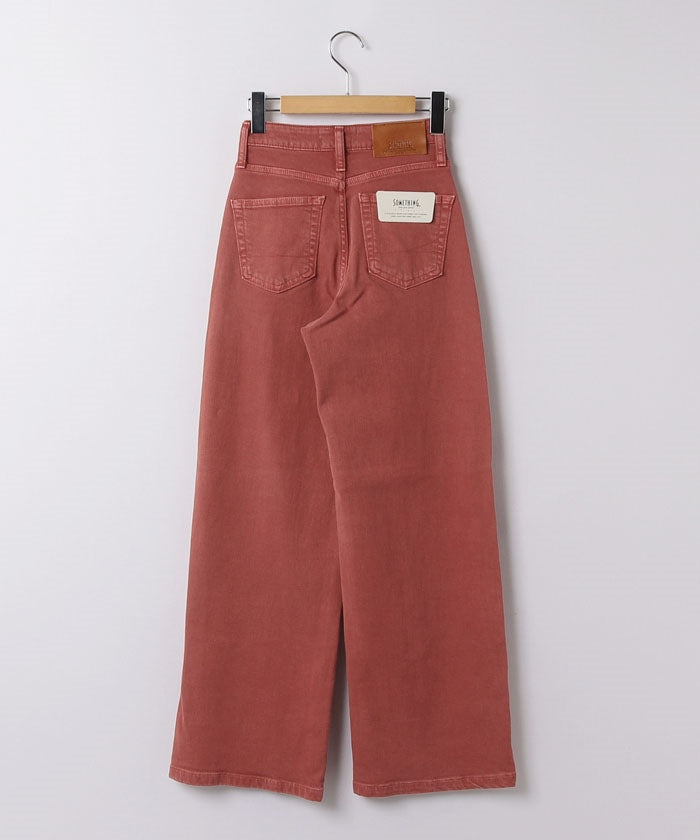 エドウィン EDWIN #SOMETHING LISA WIDE ORANGE RED