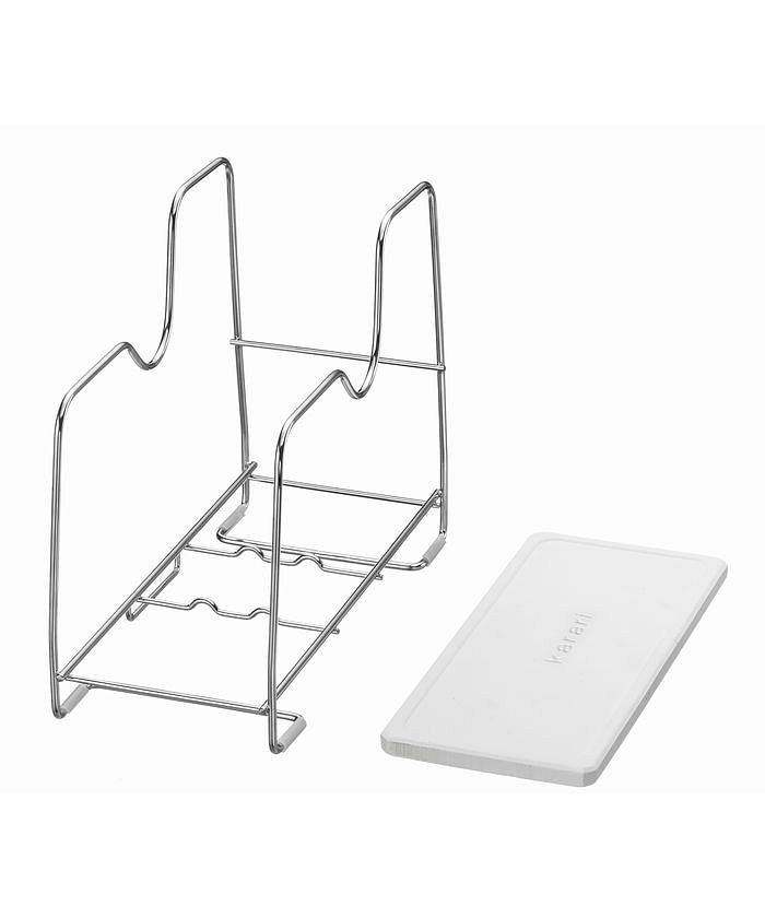 プリュファン PluFaim 珪藻土+wire フライパンラック【返品不可商品】