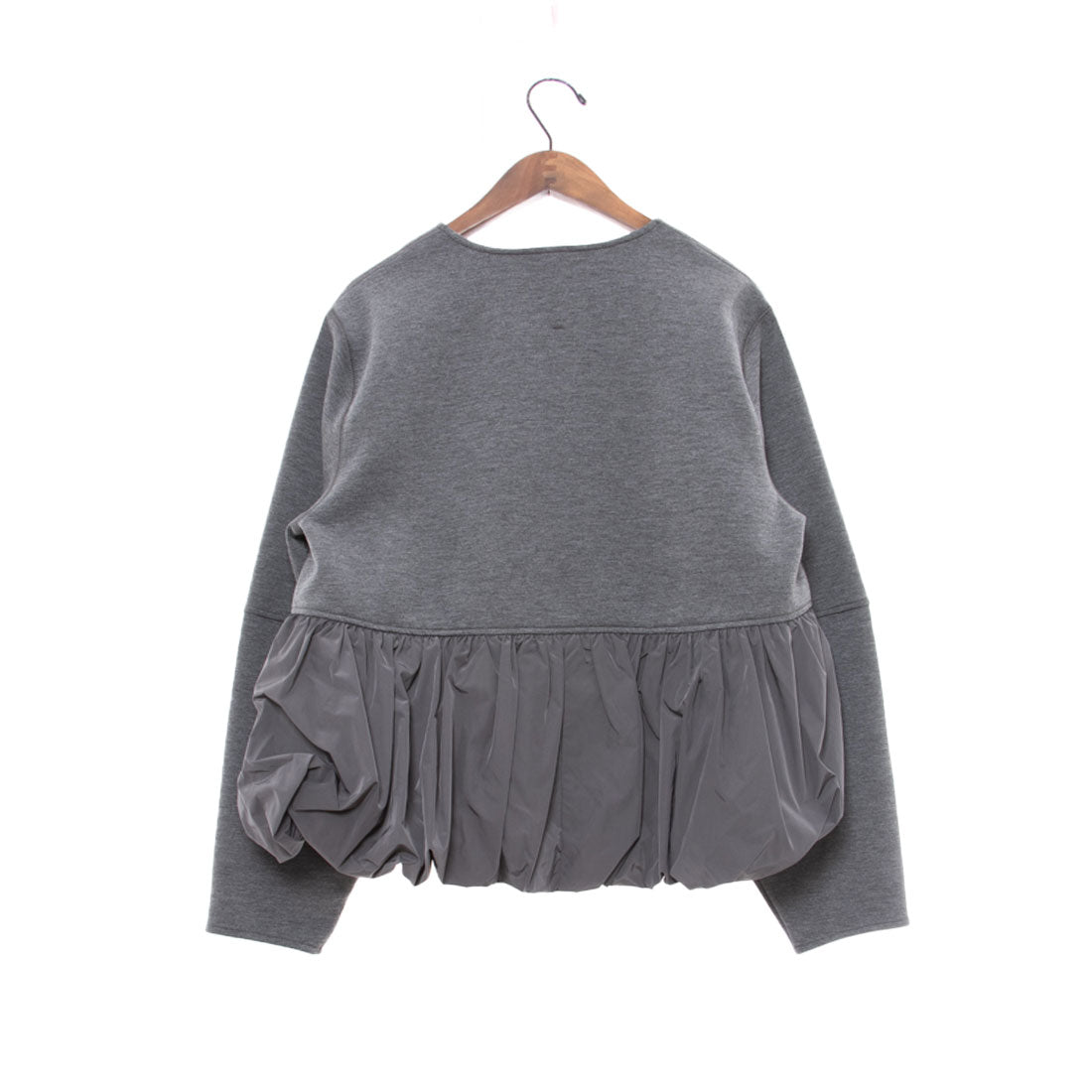 エグランティーヌ EGLANTINE ダンボール異素材切り替えバルーンジャケット