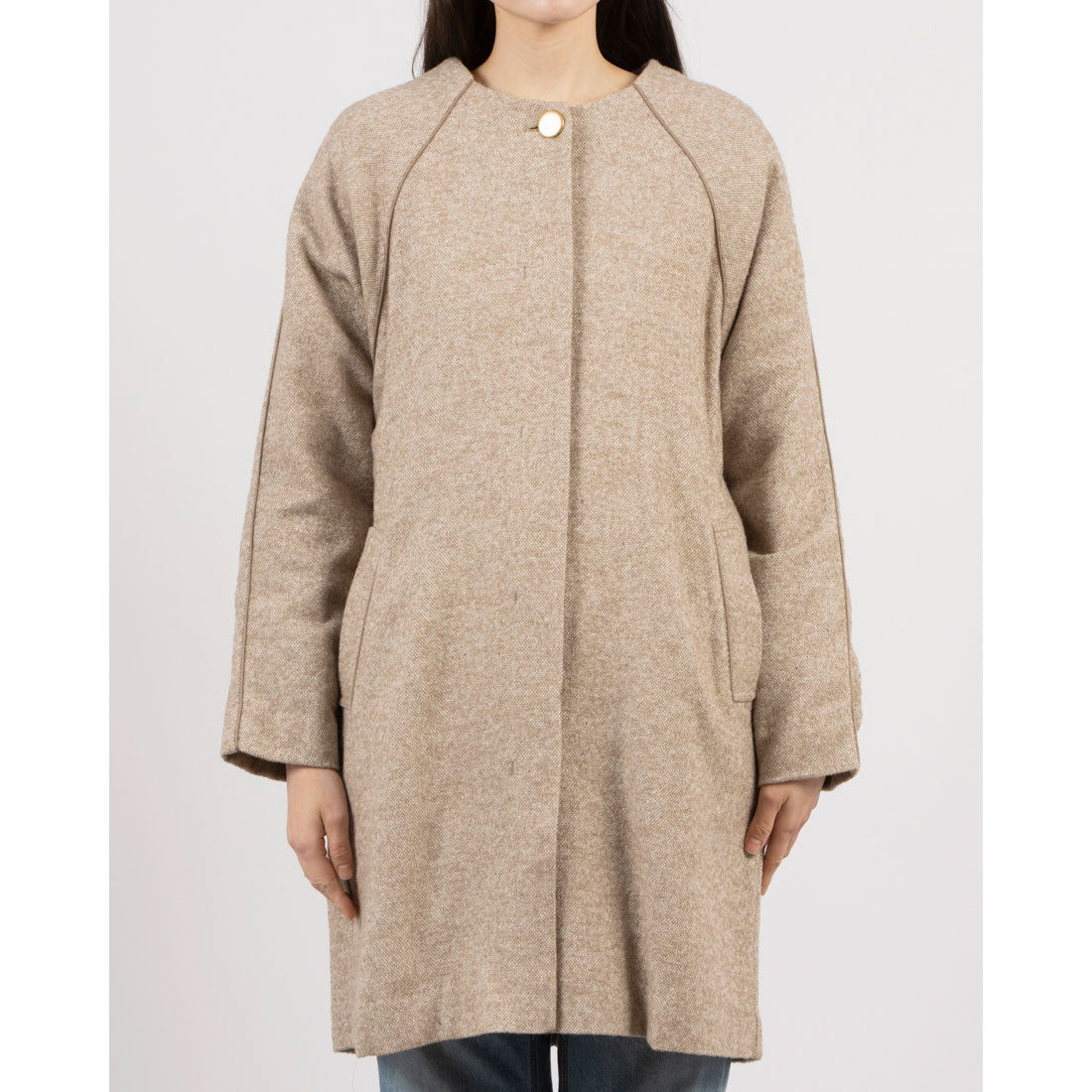 エグランティーヌ EGLANTINE ツィードダウンコート
