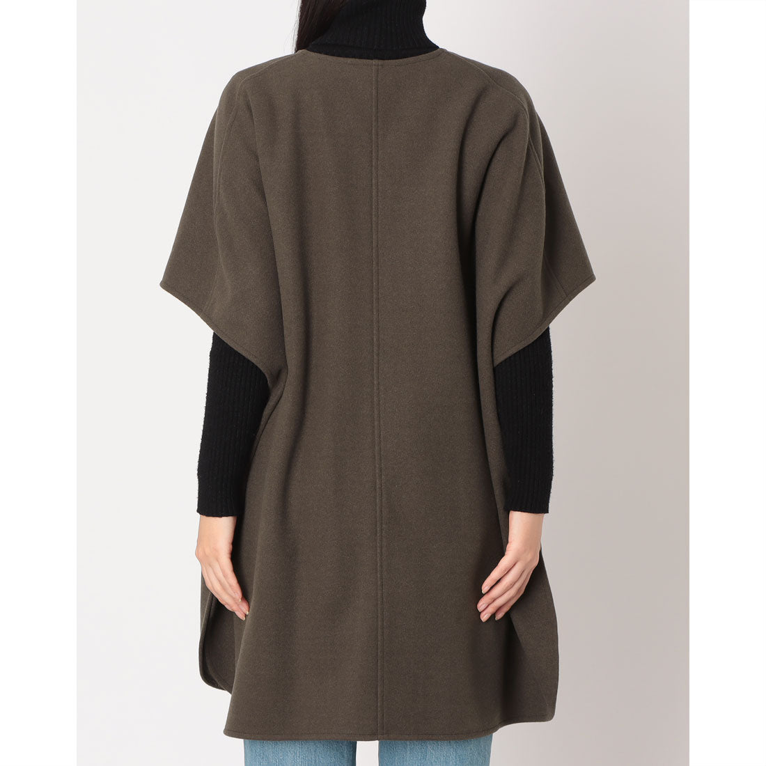 エグランティーヌ EGLANTINE フェイクウールジレ (カーキ) カーキ