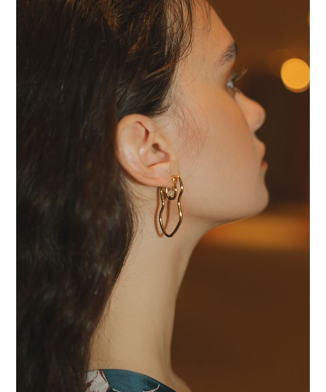 エイミーイストワール eimy istoire milky white stone ニュアンスピアス