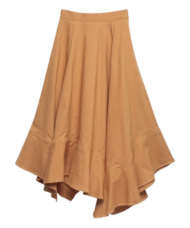 エイミーイストワール eimy istoire イレギュラーヘムフレアスカート