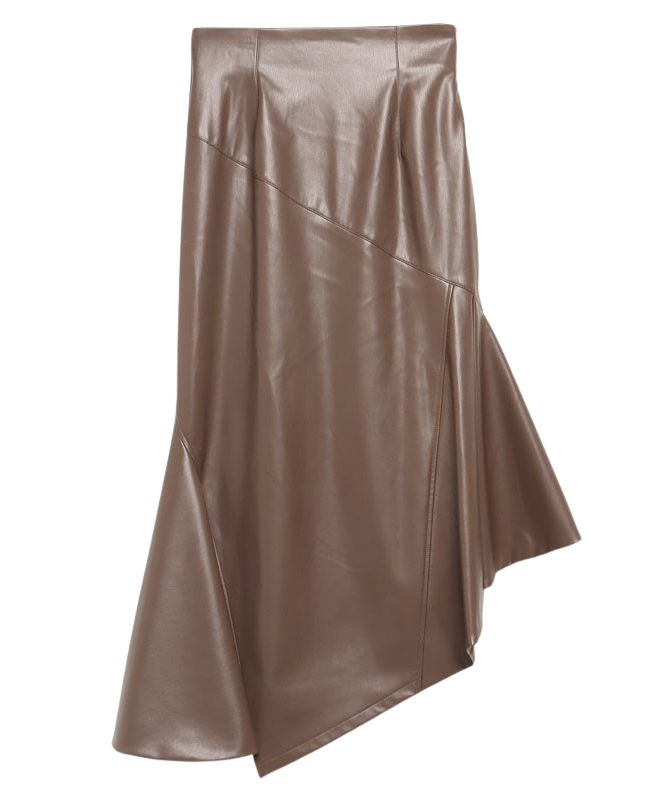 エイミーイストワール eimy istoire フェイクレザーイレギュラーヘムマーメイドスカート