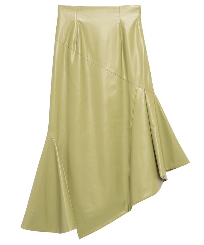 エイミーイストワール eimy istoire フェイクレザーイレギュラーヘムマーメイドスカート