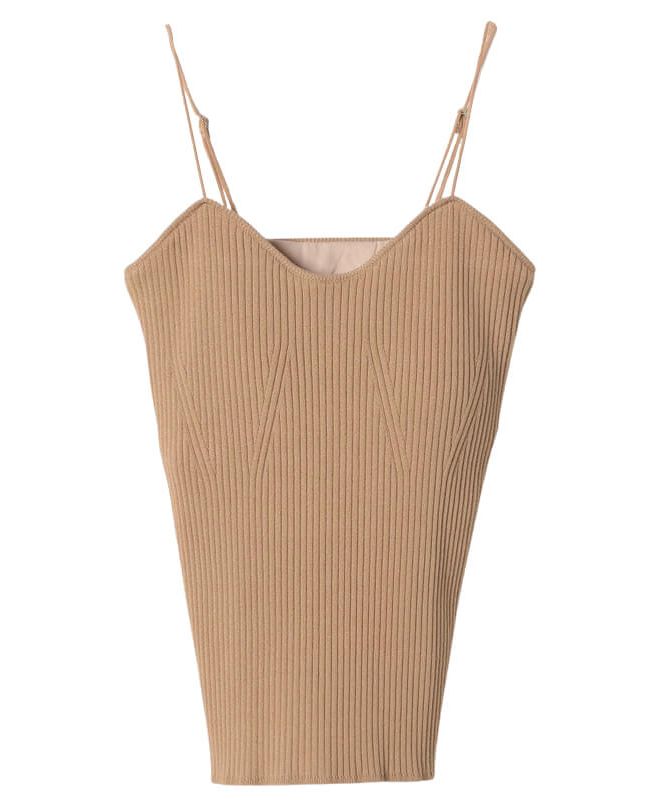 エイミーイストワール eimy istoire カップインリブニットキャミ